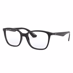 Ray-Ban RB7066, Adult, Unisex, Square, Black, Non-polarized lens, Nylon