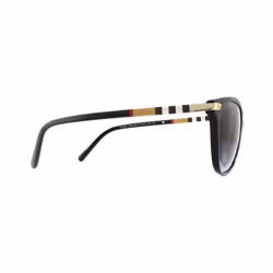 Burberry Sunglasses BE4216 30018G Black With Gold Detailing Grey Gradient