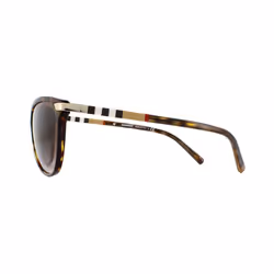 Burberry Sunglasses BE4216 300213 Dark Havana With Gold Detailing Brown Gradient