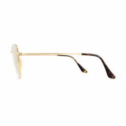 Ray-Ban Sunglasses Hexagonal 3548N 001/Z2 Gold Copper Flash Mirror
