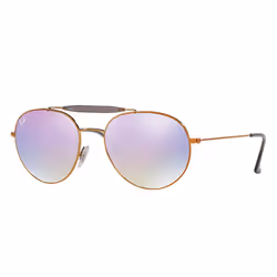 Ray-Ban RB3540, Adult, Unisex, Round, Non-polarized lens, Metal, S/M