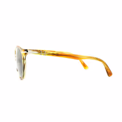 Persol Sunglasses 3152 9043/56 Brown Striped Yellow Blue Anti-Glare