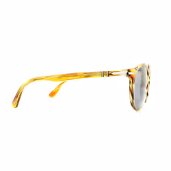 Persol Sunglasses 3152 9043/56 Brown Striped Yellow Blue Anti-Glare