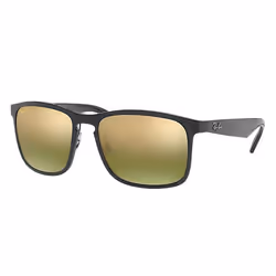 Ray-Ban RB4264 Chromance, Adult, Unisex, Square, Grey, Polarized lens, Nylon