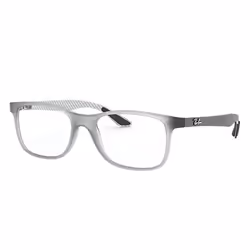 Ray-Ban RB8903, Adult, Unisex, Square, Grey, Non-polarized lens, Carbon fibre