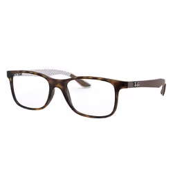 Ray-Ban RB8903, Adult, Unisex, Square, Tortoise, Brown, Grey, Non-polarized lens, Carbon fibre