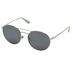 Gafas De Sol De Metal Con Forma Redonda Vo4061 Mujer - green, TU