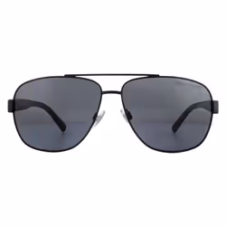 Polo Ralph Lauren Sunglasses PH3110 926781 Semi Shiny Black Grey Polarized