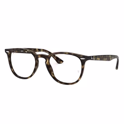 Ray-Ban RB7159, Adult, Unisex, Square, Tortoise, Non-polarized lens, Propionate