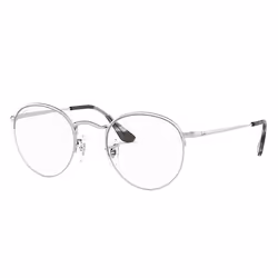 Ray-Ban ROUND GAZE, Adult, Unisex, Round, Silver, Non-polarized lens, Metal