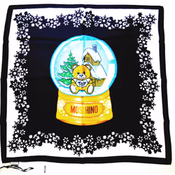 Moschino Snow Globe Scarf - Black