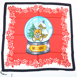 Moschino Snow Globe Scarf - Red