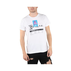DIESEL Mens T DIEGO XA T-Shirt Short Sleeve Soft Crew Neck Tee Casual White Tops - S
