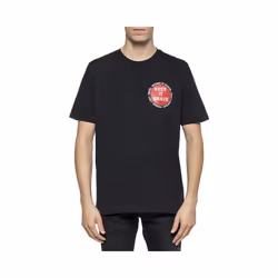 DIESEL T JUST XO Mens T-Shirt Crew Neck Black Tee - L