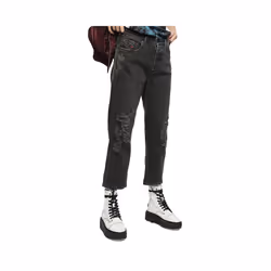 DIESEL ARYEL 085AJ Womens Denim Jeans Casual Pant Regular Straight Trouser Italy - W27 L30