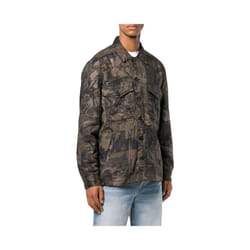 DIESEL S LATE PADD A Mens Shirt Jacket Camouflage - L