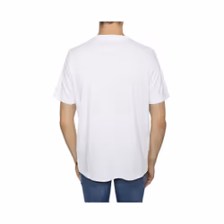 DIESEL T JUST XI Mens Printed T Shirts Crew Neck Short Sleeve Summer White Tee - XL