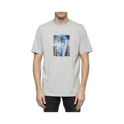 DIESEL T JUST XV Mens T Shirt Short Sleeve Crew Neck Tees Casual Grey Summer Top - M