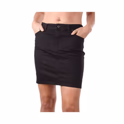 DIESEL R MODUNG RHLPA Womens Denim Jeans Skirt Black Bodycon Tube Pencil Shorts - W27