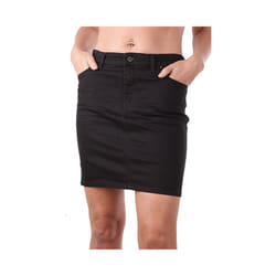 DIESEL R MODUNG RHLPA Womens Denim Jeans Skirt Black Bodycon Tube Pencil Shorts - W27