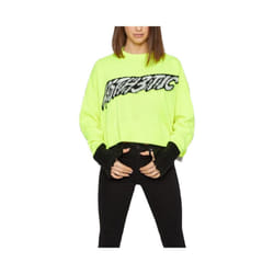 DIESEL M TICX Womens Sweatshirt Long Sleeve Ladies Pullover Wool Knitwear Green - M