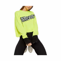 DIESEL M TICX Womens Sweatshirt Long Sleeve Ladies Pullover Wool Knitwear Green - M