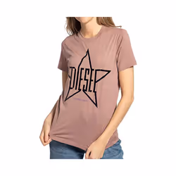 DIESEL T SILY ZA Womens T Shirt Crew Neck Short Sleeve Top Casual Summer Tee NEW - XS