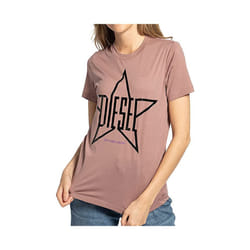 DIESEL T SILY ZA Womens T Shirt Crew Neck Short Sleeve Top Casual Summer Tee NEW - XS