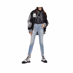 DIESEL BABHILA 086AW Womens Denim Jeans Casual Slim Pants Skinny Trouser Italy - W26 L32