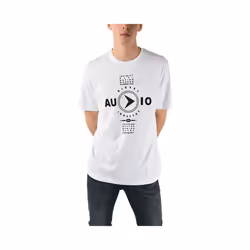 DIESEL T JUST Y2 Mens T-Shirt Crew Neck White Tee - L