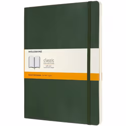 Moleskine Classic, Monochromatic, Green, 192 sheets, 70 g/m², Lined paper, Hardcover