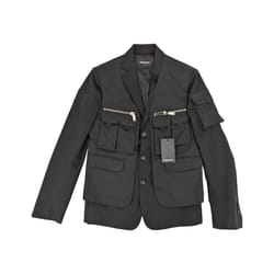 DSQUARED2 S74FZ0034 Mens Waistcoat Jacket Black - EU 44