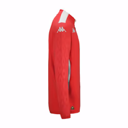 2024-2025 AS Monaco Player Training Sweat 1/4 Zip Top (Red) - XL