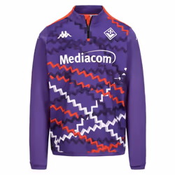 2024-2025 Fiorentina Training Sweat 1/4 Zip (Purple) - S