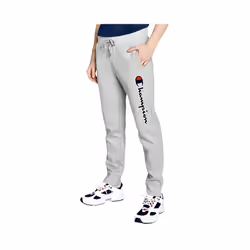 CHAMPION Mens Joggers Fleece Bottoms Casual Cuffed Gym Sweatpants Trousers NEW - Grey, XS