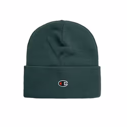 CHAMPION Mens Beanie Hat Thick knitted - Dark Green