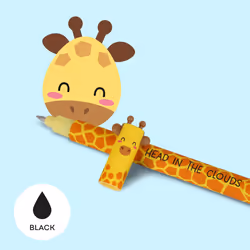 Legami Erasable Gel Pen, Giraffe