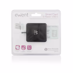 Ewent EW1052 smart card reader USB USB 2.0 Black - Additional view 5