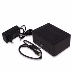 Ewent EW7014 storage drive docking station USB 3.2 Gen 1 (3.1 Gen 1) Type-A Black - Additional view 4