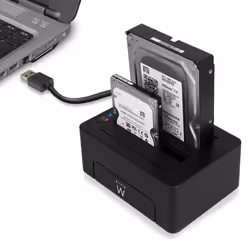 Ewent EW7014 storage drive docking station USB 3.2 Gen 1 (3.1 Gen 1) Type-A Black - Additional view 6