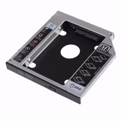 Ewent EW7005, Universal, HDD Cage, Acrylonitrile butadiene styrene (ABS), Aluminium, Black, Grey, 2.5", HP, DELL, ACER, BenQ, ...