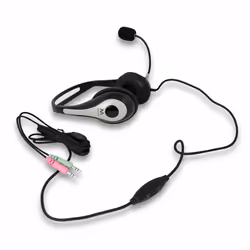 Ewent EW3562 headphones/headset Wired Head-band Calls/Music Black, Silver - Additional view 5