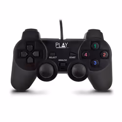 Ewent Play, Gamepad, PC, Select button, Start button, Analogue / Digital, Wired, USB 2.0