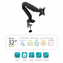 Ewent EW1515 monitor mount / stand 81.3 cm (32") Desk Black - Additional view 7