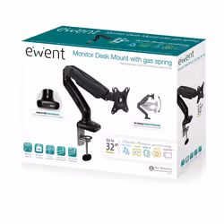 Ewent EW1515 monitor mount / stand 81.3 cm (32") Desk Black - Additional view 8