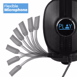 Ewent Play PL3321 Headset Wired Head-band Gaming Black - Additional view 2