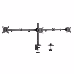 Ewent EW1513, Clamp/Bolt-through, 7 kg, 68.6 cm (27"), 100 x 100 mm, Height adjustment, Black