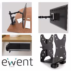 Ewent EW1517 All-in-One PC/workstation mount/stand 5 kg Black