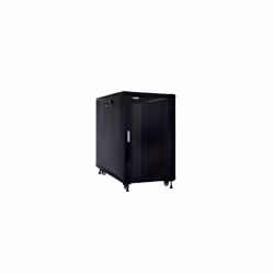 WP WPN-RSB-15610-B, Freestanding rack, 15U, 800 kg, Adjustable feet, Cable management, Black
