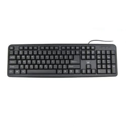 Ewent EW3112 keyboard Office USB + PS/2 QWERTY Portuguese Black